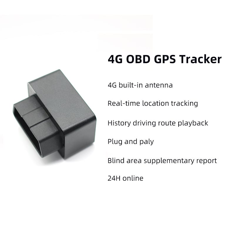 4G GPS auto tracker s visokom preciznošću pozicioniranja i OBD sučeljem za zaštitu od krađe