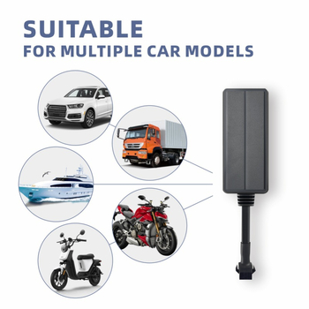 GPS tracker za automobil, model M16; točnost GPS 5 m; načini alarma: vibracija, prekid napajanja, SOS, mobilna alarma, ograda, prekoračenje brzine; dimenzije 80×39×17 mm