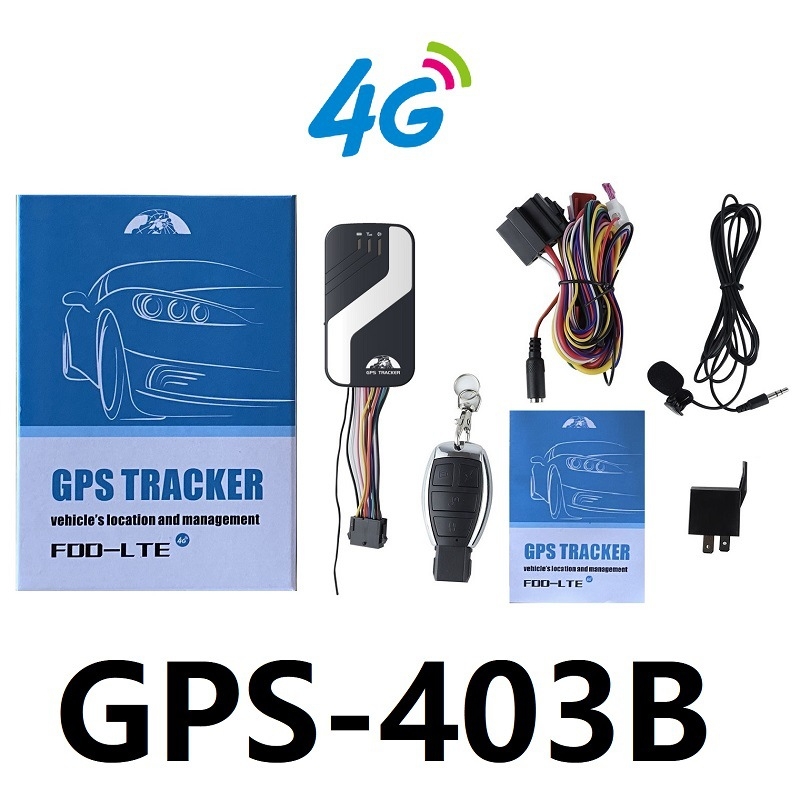 Coban GPS-403B automobilni GPS tracker, 4G, preciznost položaja 5 m, polymer baterija 1000, vodootporan, napajanje 12–24V