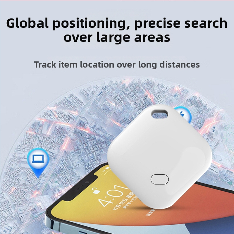 Lokalizator za sprječavanje gubitka za starije osobe, kućne ljubimce i djecu – dvostruki sustav f02-b, GPS pozicioniranje, domet 20 m, kompatibilan s Androidom i iOS-om, težina 7,4 g