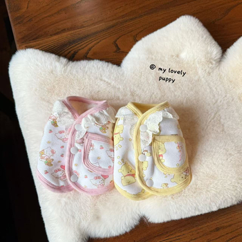 Vesta za kućne ljubimce od pamuka, princes stil, odjeća za pse i mačke, universalna prilagodba.