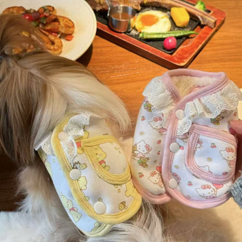 Vesta za kućne ljubimce od pamuka, princes stil, odjeća za pse i mačke, universalna prilagodba.