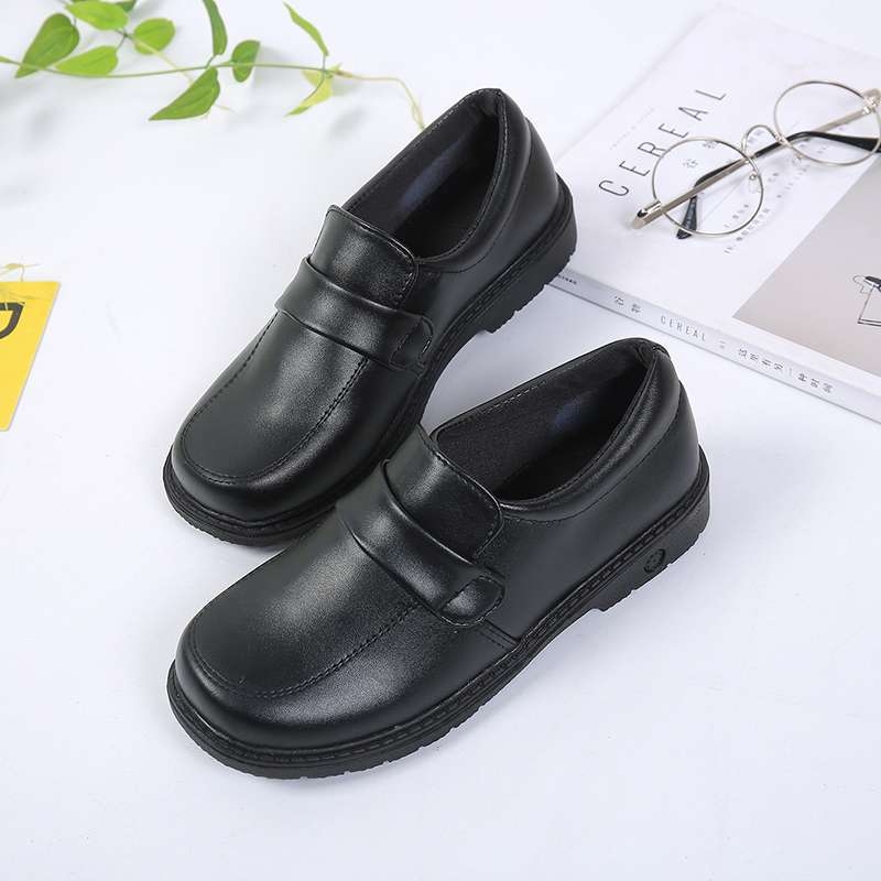 Ravne cipele s okruglim vrhom, PU gornji dio, vintage brogue stil, visina pete iznad 8 cm, slip-on zatvaranje
