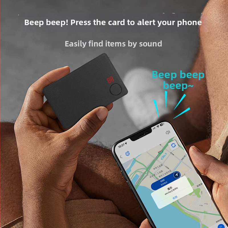 Ultra-tanki GPS tracker kartice za novčanik – dijeljeno praćenje, 7-dnevna povijest, baterija 540 mAh