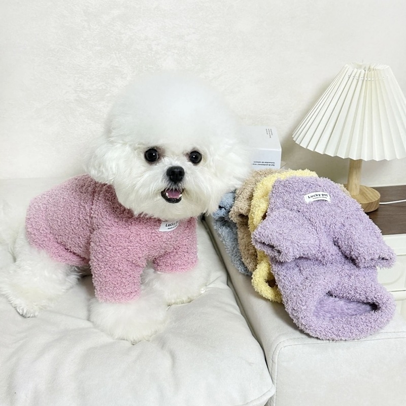 Jesenja pliš obleka za kućne ljubimce za male pse i mačke: Teddy, Bichon Frisé, Yorkshire Terrier, Pomeranian i Pudl