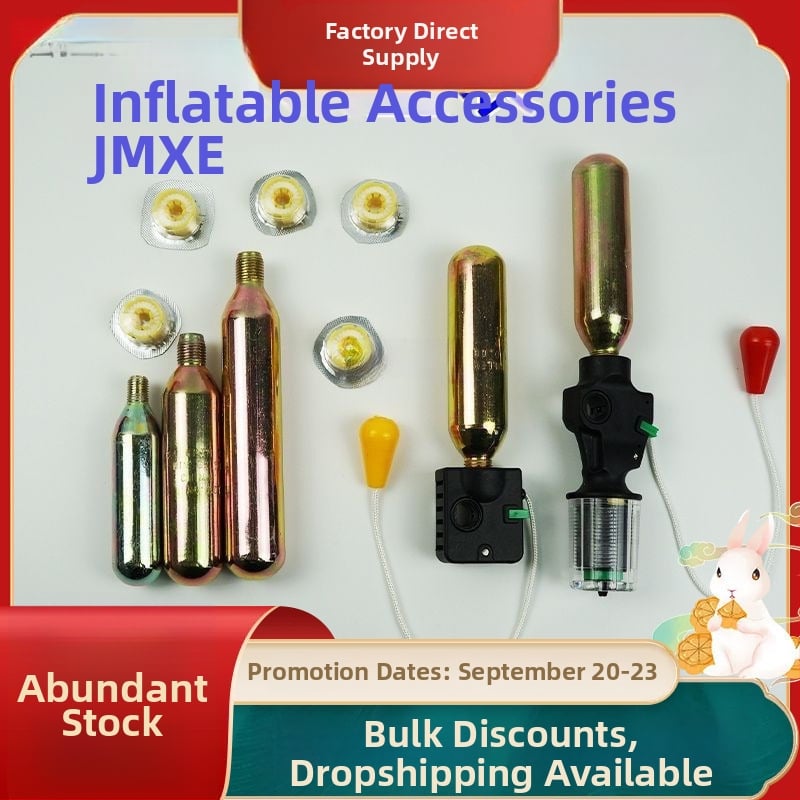 CO2 fľaša pre nafukovací záchranný pás, 33 g / 24 g, vodou citlivá tableta, príslušenstvo k záchrannému pásu