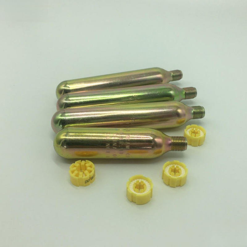 Κυλινδρικό CO2 για φουσκωτό σωσίβιο, 33 g / 24 g, υδροευαίσθητο δισκίο, εξάρτημα σωσίβιου