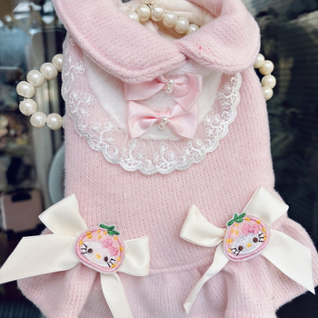 Odjeća za kućne ljubimce: fleece jakna, stil princeze, Pike marka, pamuk, za zimu i jesen