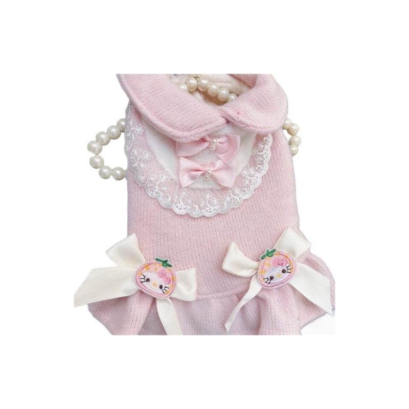 Odjeća za kućne ljubimce: fleece jakna, stil princeze, Pike marka, pamuk, za zimu i jesen