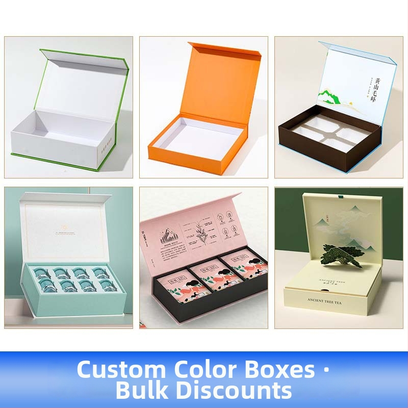 Novogodišnja kutija za poklon od kartona, prilagodljiva; 230 GSM papir; tisak offset, sitotisak, reljef, UV tisak, zlatno/srebro pečat; moguć tisak logotipa; unutarnji i vanjski dimenzije prilagodljive