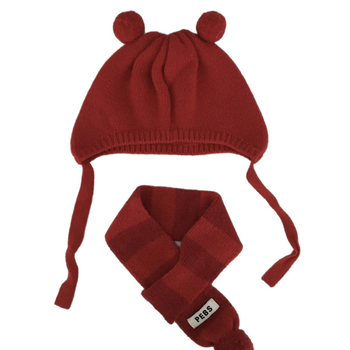 Kapica za kućne ljubimce od vune sa vunenom kuglom – monohromatski twill jacquard pulover, za sva četiri godišnja doba