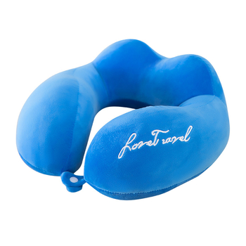 У-образна възглавница за шията, пълнена PP памук, минималистичен стил, за възрастни, преносима за офис, дом и пътуване