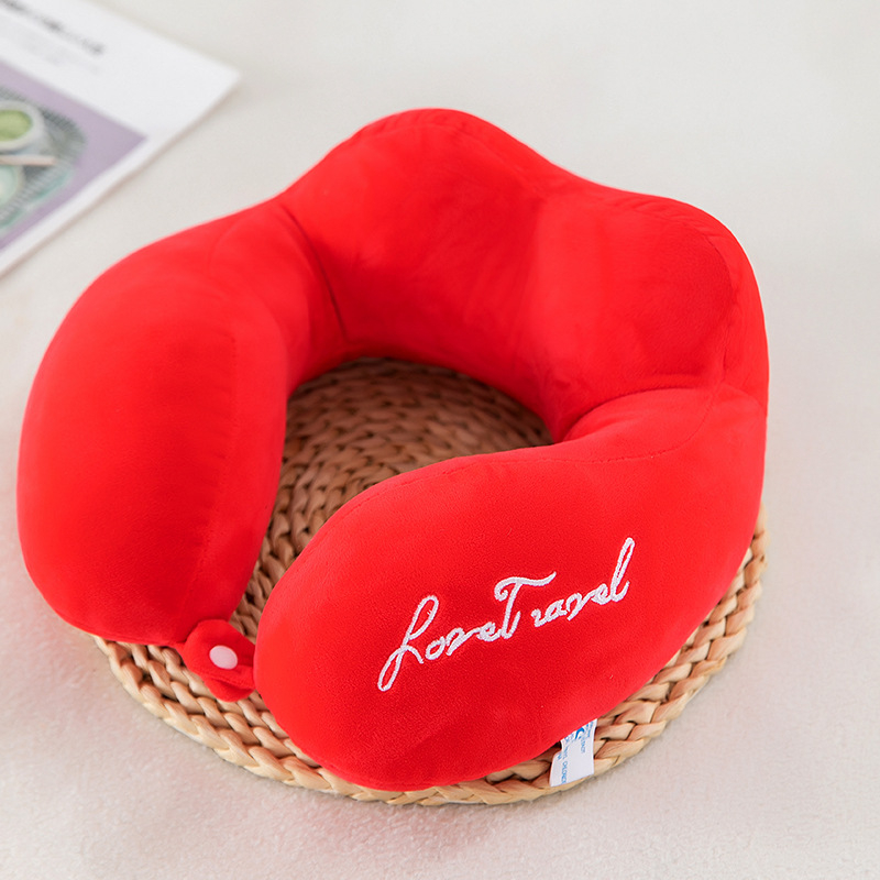 У-образна възглавница за шията, пълнена PP памук, минималистичен стил, за възрастни, преносима за офис, дом и пътуване