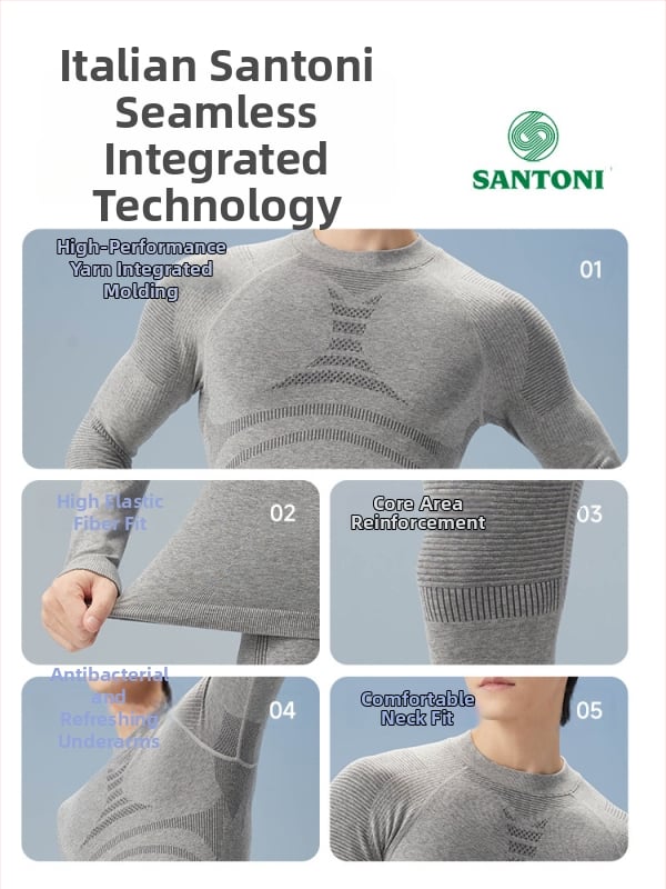 Set osnovnog sloja od merino vune, brzo suši, unisex, odvlačenje vlage, kompresija