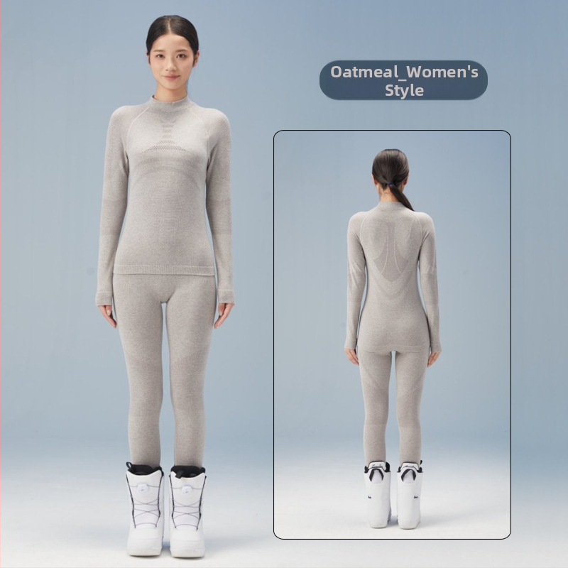 Set osnovnog sloja od merino vune, brzo suši, unisex, odvlačenje vlage, kompresija