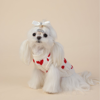 Pulover za Valentinovo za pse i mačke, pamuk, stil princeze, odjeća za kućne ljubimce