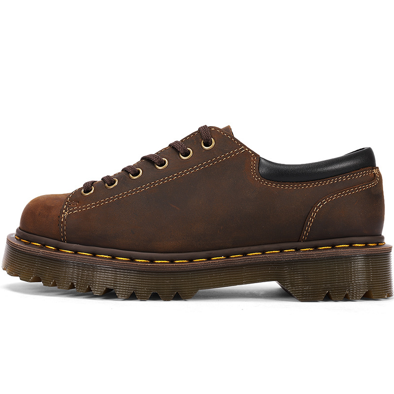 Vintage kožne tenisice s niskim vrhom, okrugla nosnica, debela potplata, Goodyear konstrukcija