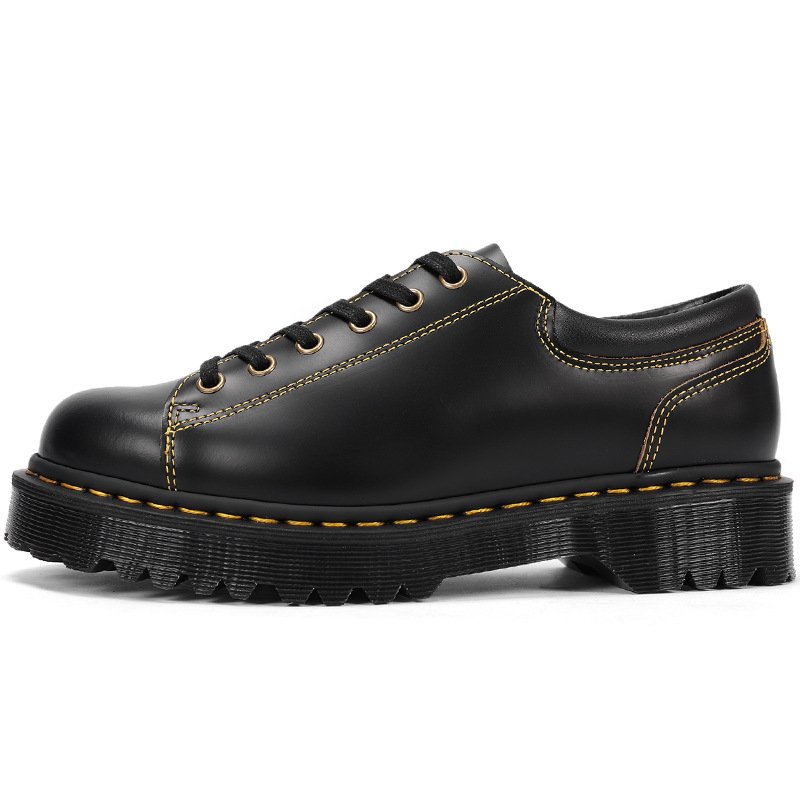 Vintage kožne tenisice s niskim vrhom, okrugla nosnica, debela potplata, Goodyear konstrukcija