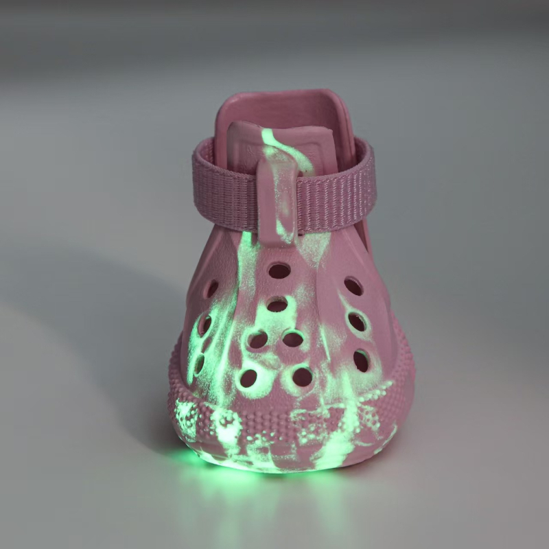 Pantofi interior pentru câini, talpă EVA moale, anti-derapare, perforați pentru ventilație, ușori, luminoși în întuneric, Zhejiang origine