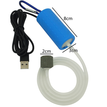 USB pumpa za kisik za akvarij, tiha, prijenosna, težina 0,15 kg - Fishing baby