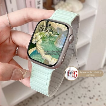 S10 pametni sat s silikonskim kaišem, utor za SIM karticu, cilindrični brojčanik, vodootporan