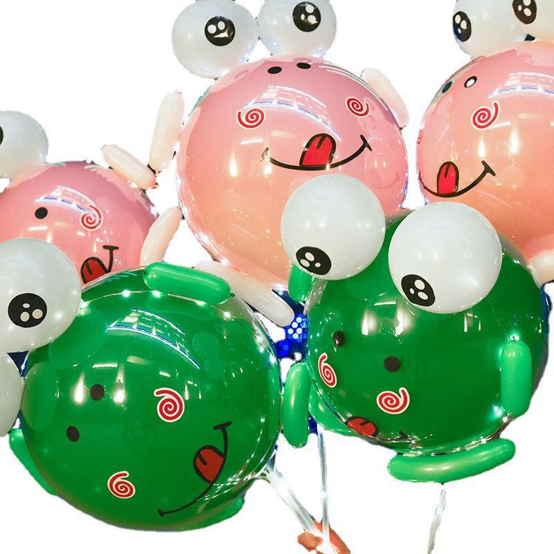 Žabasti balon od aluminijske folije, balon-igrač, bez logotipa, pogodan za Dan zaljubljenih, Dan djece i ulicni štand