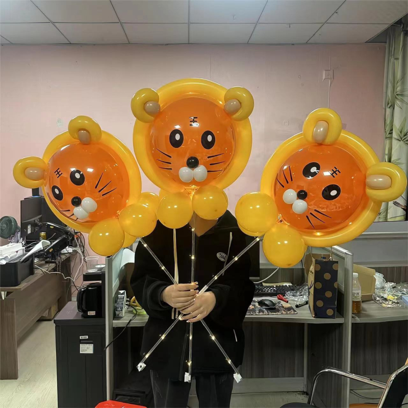 Žabasti balon od aluminijske folije, balon-igrač, bez logotipa, pogodan za Dan zaljubljenih, Dan djece i ulicni štand