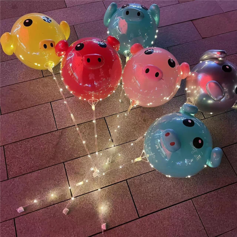Žabasti balon od aluminijske folije, balon-igrač, bez logotipa, pogodan za Dan zaljubljenih, Dan djece i ulicni štand