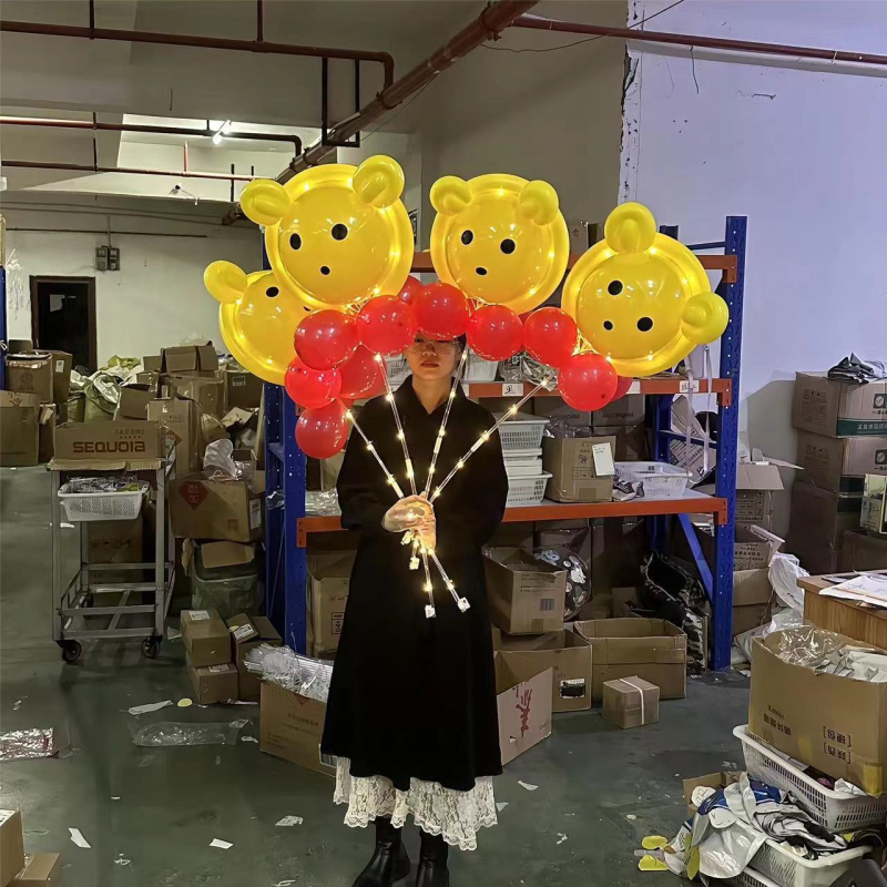 Žabasti balon od aluminijske folije, balon-igrač, bez logotipa, pogodan za Dan zaljubljenih, Dan djece i ulicni štand