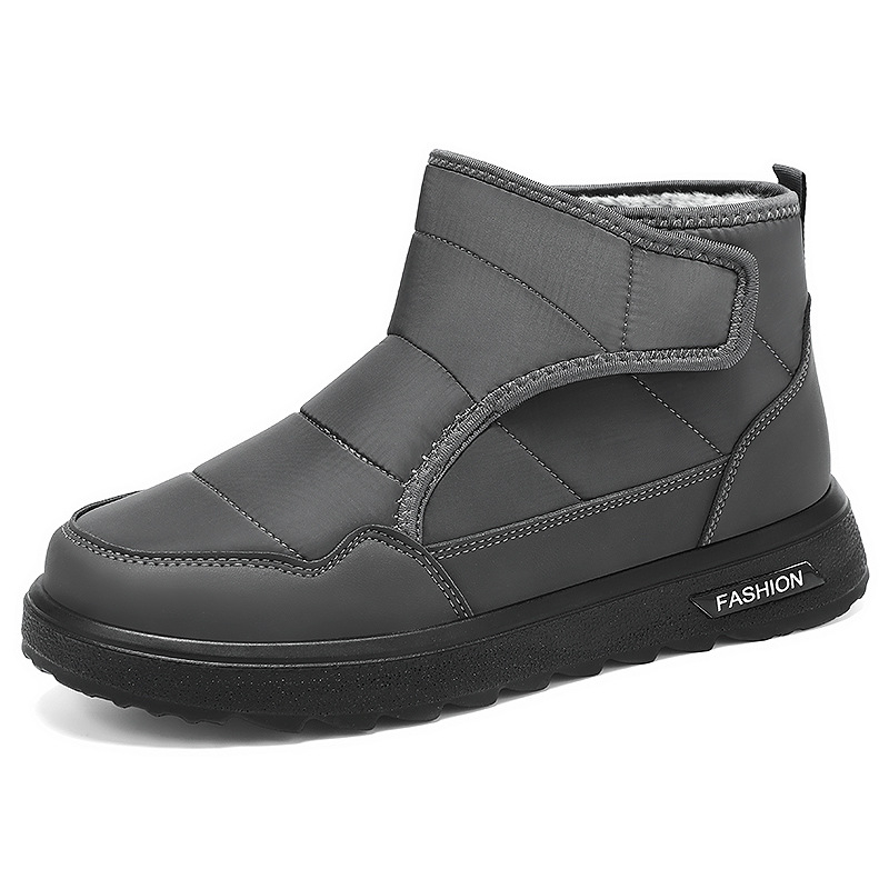 Muške termalne kućne papuče, slip-on, gornji dio Lycra, PU potplat, debeli dizajn