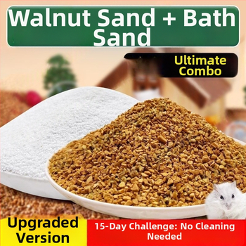 Dezodorujúca podstielka pre hamsterov — Vlašský piesok, bioenzýmy, granulovaný piesok, pre hamsterov