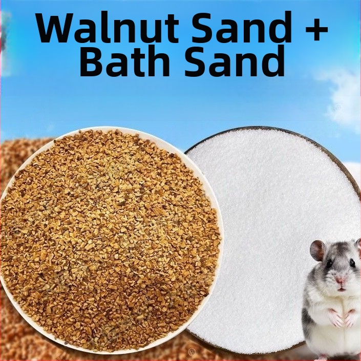 Dezodorujúca podstielka pre hamsterov — Vlašský piesok, bioenzýmy, granulovaný piesok, pre hamsterov