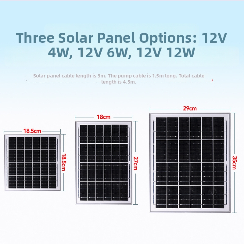 Ηλιακή DC12V υποβρύχια αντλία νερού για ενυδρείο ψαριών — υψηλή ισχύς κυκλοφορίας, φιλτράρισμα και οξυγονωση; Μάρκα TAI