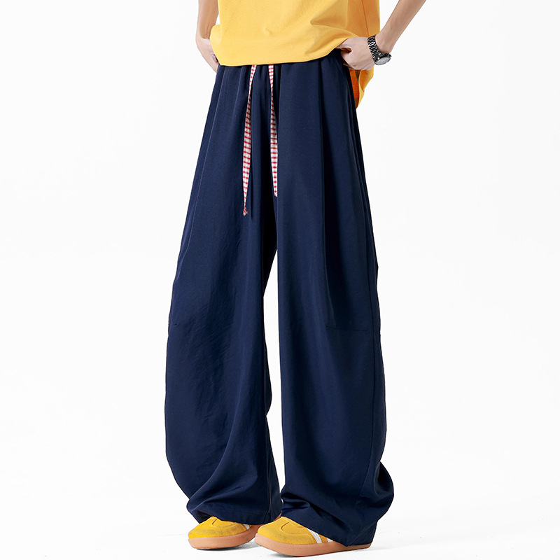 Hlače za brzo sušenje, otporne na habanje, mješavina kemijskih vlakana, karirani uzorak, za ljeto