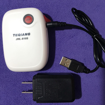 Pumpe za kisik Extra strong s zamjenjivom litijskom baterijom, USB napajanje, za ribolov i vanjsku upotrebu – težina 0.4 kg