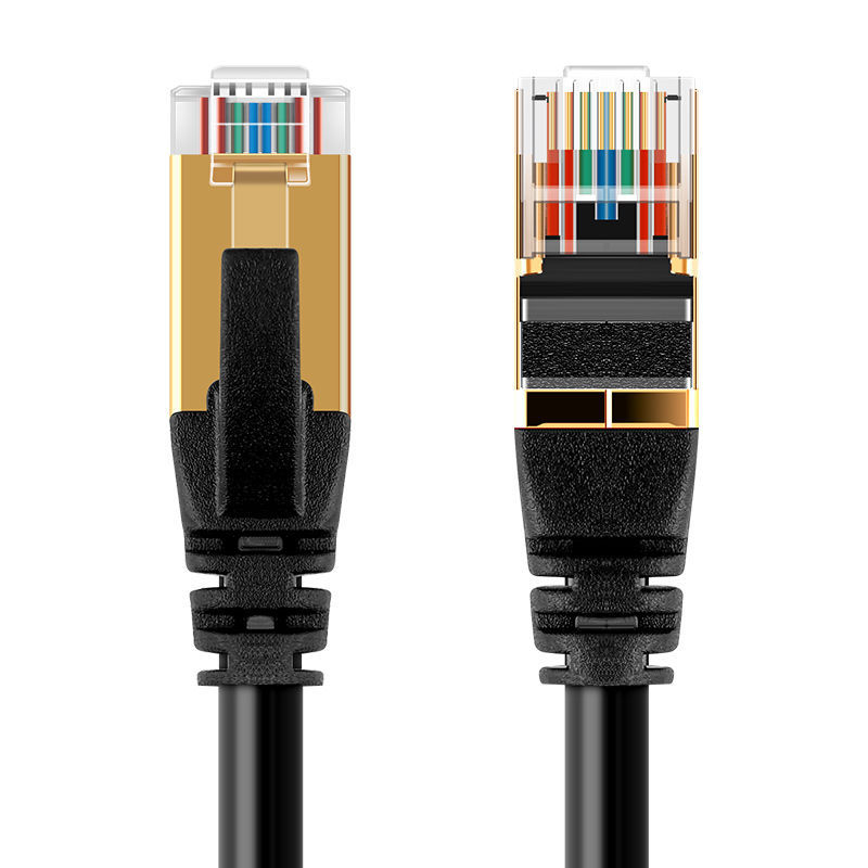 Καλώδιο δικτύου 10G από καθαρό χαλκό, Cat 6E γιγαμπίτ, με κρυστάλλινο συνδετήρα RJ-45, χωρίς ανάγκη για ρούτερ, οικιακό ευρυζωνικό