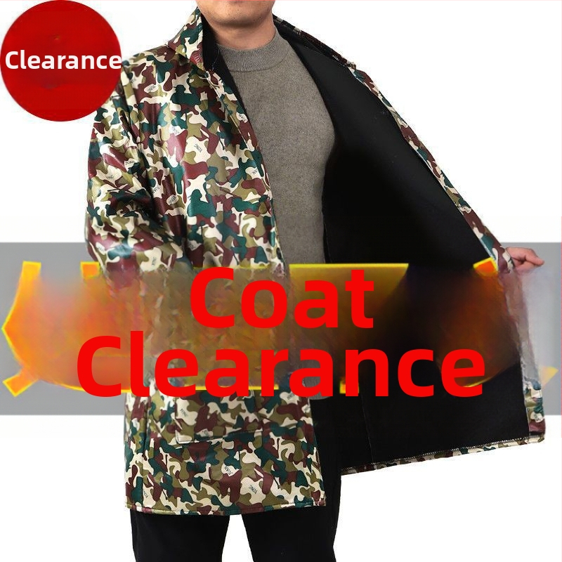 Zimný maskovací pracovný overal s fleecovou podšívkou, nepremokavý a olejodolný pre dospelých.