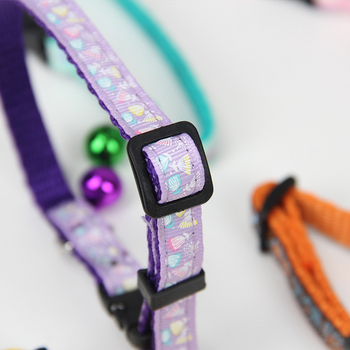 Mačji ogrlica s kaišem i zvoncem, najlon, marka Bobo