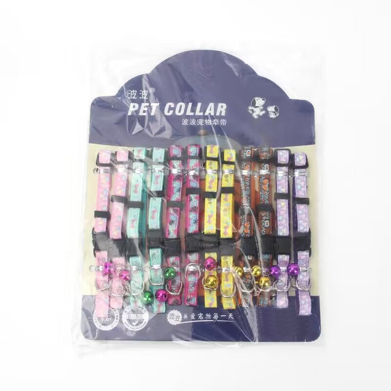 Mačji ogrlica s kaišem i zvoncem, najlon, marka Bobo