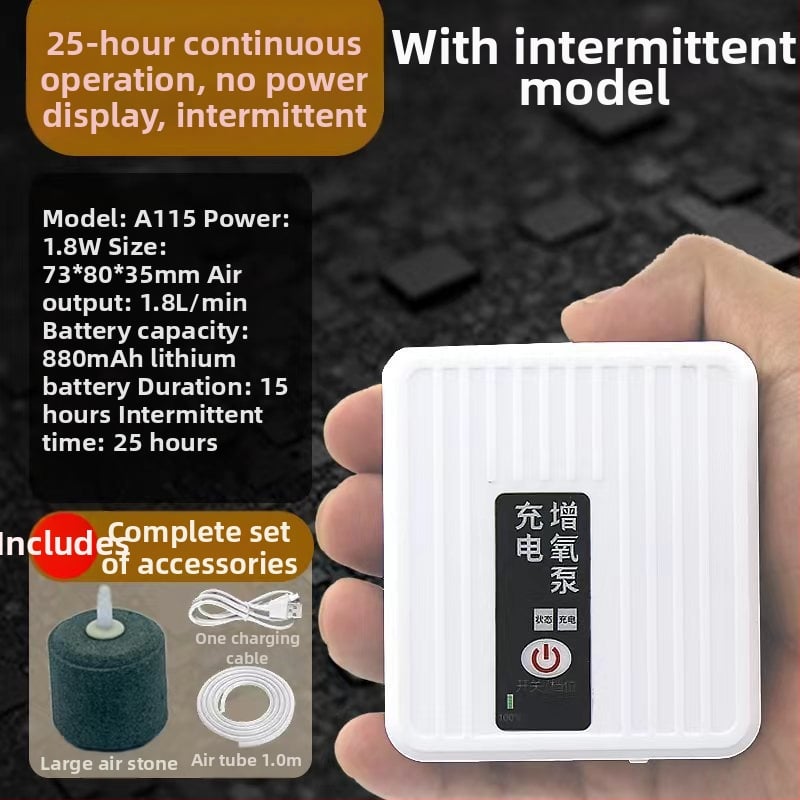 K1 akváriumi oxigénpumpa, energiatakarékos, ultracsendes, hosszú élettartamú, kettős áramellátás, Smoke Márka