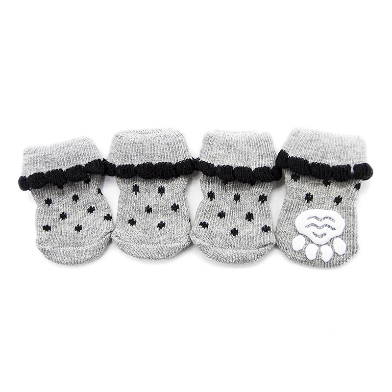 Kutyáknak való zokni – pamut, csúszásmentes; Anyag: Pamut; Alkalmazható: Kutya; Kategória: Zokni; Származás: Zhejiang