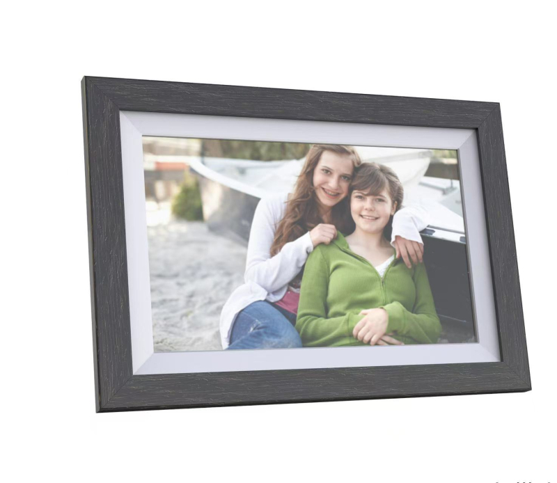 Intelligens digitális fotókeret érintőképernyővel, Wi‑Fi felhőalapú átvitel, Frameo támogatás, TF-kártya támogatás, 1280x800, 32GB