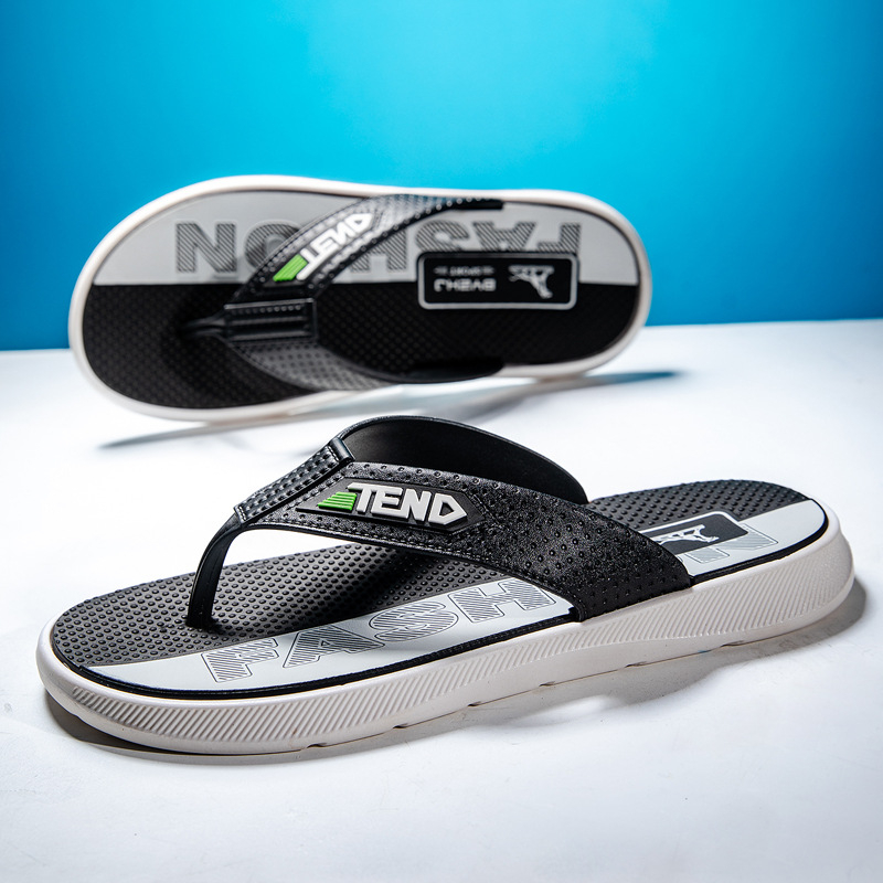 Muške PVC japanke, ljeto, Slip-On, potplat injekcijski oblikovan, lagane, anti miris