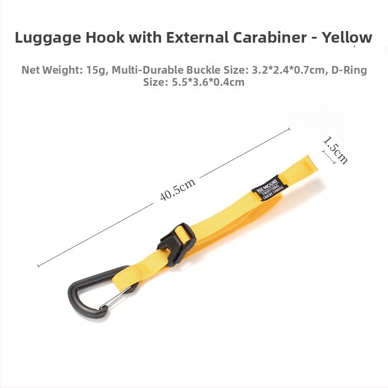 Ise Mount Kopča za prtljagu s remenom i vanjskim kopčom – Otporna na habanje, Prijenosno, Čvrsta traka