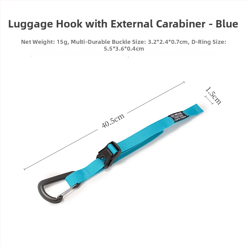 Ise Mount Kopča za prtljagu s remenom i vanjskim kopčom – Otporna na habanje, Prijenosno, Čvrsta traka