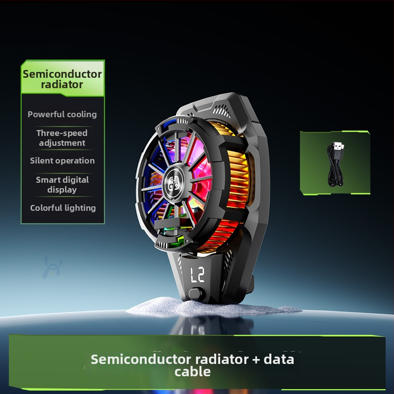 Bezdrôtový chladič pre mobilný telefón BINBO/HOOYS SRQ-X25, 3W, ABS, polovodičové chladenie, tri rýchlosti