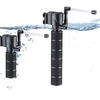 Υποβρύχιο φίλτρο ενυδρείου με ενσωματωμένο σύστημα τριών σε ένα τύπου σταγόνας για ήσυχη οξυγόνωση (RS-602, πλαστικό)