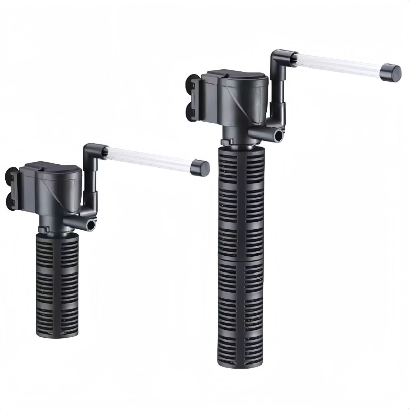 Υποβρύχιο φίλτρο ενυδρείου με ενσωματωμένο σύστημα τριών σε ένα τύπου σταγόνας για ήσυχη οξυγόνωση (RS-602, πλαστικό)