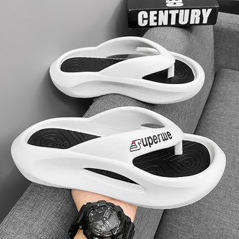 Flip-flops EVA pentru bărbați, talpă groasă anti-derapare, stil tineresc, vară 2025