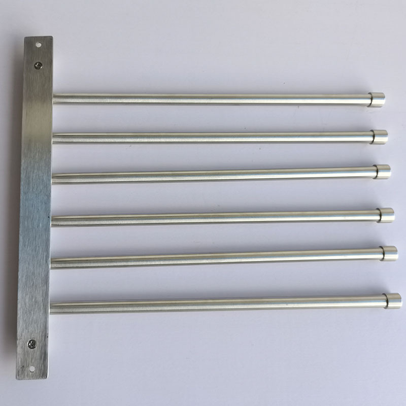 Bară pentru prosoape din oțel inoxidabil, finisaj șlefuit, pliabilă și rotativă, sarcină 10